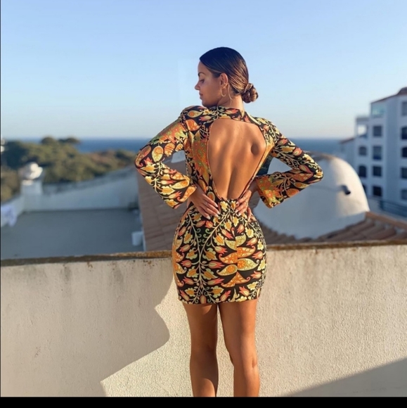 Zara printed Mini dress - Picture 9 of 9